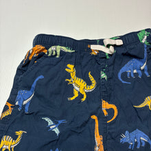 Load image into Gallery viewer, Boys Anko, lightweight cotton shorts, elasticated, dinosaurs, GUC, size 9,  