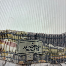 Load image into Gallery viewer, Boys ACADEMY ROOKIE, lightweight stretch board shorts, elasticated, GUC, size 12,  