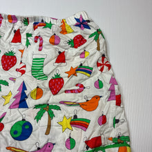 Load image into Gallery viewer, Girls Cotton On, lightweight cotton Christmas pyjama shorts, EUC, size 10,  