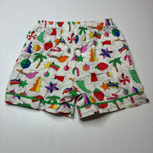 Load image into Gallery viewer, Girls Cotton On, lightweight cotton Christmas pyjama shorts, EUC, size 10,  