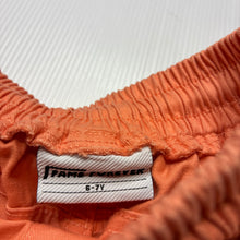 Load image into Gallery viewer, Boys FAME FOREVER, coral stretch cotton cargo shorts, elasticated, EUC, size 6-7,  