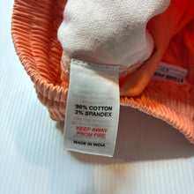 Load image into Gallery viewer, Boys FAME FOREVER, coral stretch cotton cargo shorts, elasticated, EUC, size 6-7,  