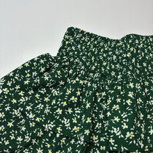 Load image into Gallery viewer, Girls Zara, dark green floral skirt, built-in shorts, elasticated, EUC, size 11-12,  