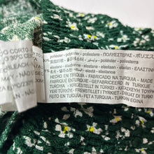 Load image into Gallery viewer, Girls Zara, dark green floral skirt, built-in shorts, elasticated, EUC, size 11-12,  