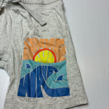 Load image into Gallery viewer, Boys H&amp;M, grey marle cotton shorts, elasticated, EUC, size 5,  