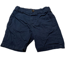 Load image into Gallery viewer, Boys H&amp;M, navy lightweight cotton shorts, adjustable, GUC, size 3,  