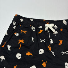 Load image into Gallery viewer, Boys Anko, stretch cotton shorts, elasticated, skulls, EUC, size 10,  