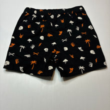 Load image into Gallery viewer, Boys Anko, stretch cotton shorts, elasticated, skulls, EUC, size 10,  