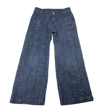 Load image into Gallery viewer, Girls Fred Bare, dark denim jeans adjustable, Inside leg: 44cm, GUC, size 4,  