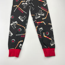 Load image into Gallery viewer, Boys PL Sleep, cotton pyjama pants, Ice Hockey, EUC, size 4,  