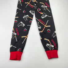 Load image into Gallery viewer, Boys PL Sleep, cotton pyjama pants, Ice Hockey, EUC, size 4,  
