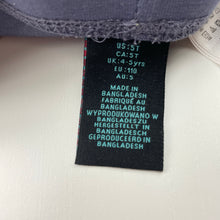 Load image into Gallery viewer, Girls blue, stretchy leggings, Inside leg: 44cm, FUC, size 5,  