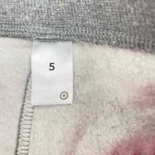 Load image into Gallery viewer, Girls Target, fleece lined track pants, novelty knees, Inside leg: 47.5cm, GUC, size 5,  
