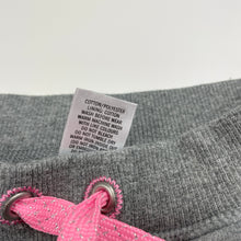 Load image into Gallery viewer, Girls Target, fleece lined track pants, novelty knees, Inside leg: 47.5cm, GUC, size 5,  