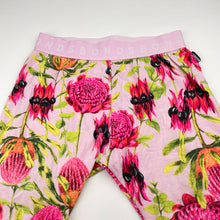 Load image into Gallery viewer, Girls Bonds, stretchy floral pyjama pants / bottoms, GUC, size 3,  