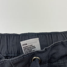 Load image into Gallery viewer, Boys Urban Supply, dark grey cotton pants, elasticated, Inside leg: 64.5cm, EUC, size 12,  