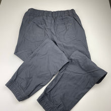 Load image into Gallery viewer, Boys Urban Supply, dark grey cotton pants, elasticated, Inside leg: 64.5cm, EUC, size 12,  