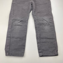 Load image into Gallery viewer, Boys Brilliant Basics, grey cotton casual pants, elasticated, Inside leg: 40.5cm, GUC, size 3,  
