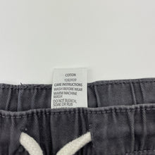 Load image into Gallery viewer, Boys Brilliant Basics, grey cotton casual pants, elasticated, Inside leg: 40.5cm, GUC, size 3,  