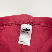 Load image into Gallery viewer, Girls Anko, pink stretchy leggings, Inside leg: 29cm, EUC, size 3,  