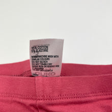 Load image into Gallery viewer, Girls Anko, pink stretchy leggings, Inside leg: 29cm, EUC, size 3,  