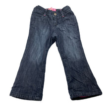 Load image into Gallery viewer, Girls Old Navy, thick fleece lined denim pants, adjustable, Inside leg: 30.5cm, GUC, size 2,  