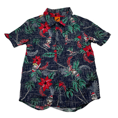 Boys Tilt, Christmas cotton short sleeve shirt, EUC, size 6,  