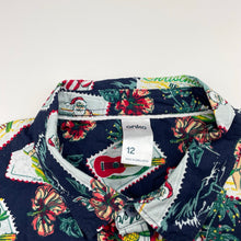 Load image into Gallery viewer, Boys Anko, Christmas cotton short sleeve shirt, EUC, size 12,  