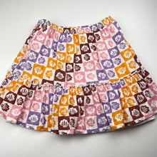 Load image into Gallery viewer, Girls Cotton On, cotton lined viscose skirt, elasticated, L: 35cm, GUC, size 9-10,  