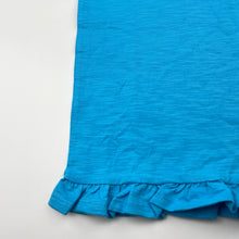 Load image into Gallery viewer, Girls M&amp;S, blue cotton tee / top, EUC, size 7-8,  