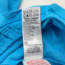 Load image into Gallery viewer, Girls M&amp;S, blue cotton tee / top, EUC, size 7-8,  