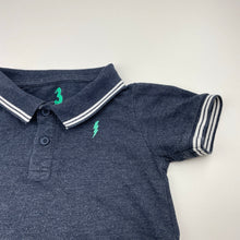 Load image into Gallery viewer, Boys Cotton On, blue polo shirt top, wash fade &amp; pilling, FUC, size 3,  