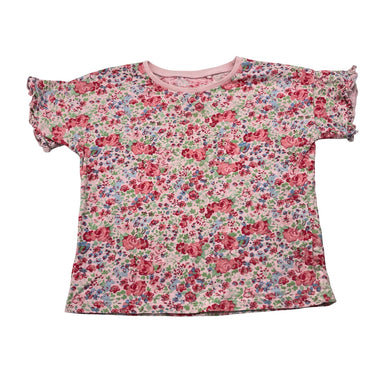 Girls Next, floral cotton tee / top, FUC, size 3-4,  