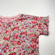Load image into Gallery viewer, Girls Next, floral cotton tee / top, FUC, size 3-4,  