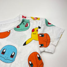 Load image into Gallery viewer, Boys Nintendo, Pokemon cotton tee / top, no size, armpit to armpit: 33cm, GUC, size 6-7,  