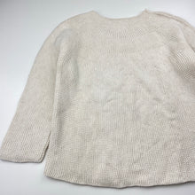 Load image into Gallery viewer, Girls Zara, chunky knit cotton sweater / jumper, GUC, size 8,  
