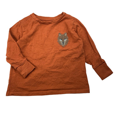 Boys Anko, cotton long sleeve tee / top, EUC, size 2,  