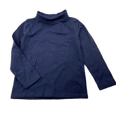 Unisex Target, navy stretchy skivvy / long sleeve top, EUC, size 2,  