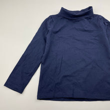 Load image into Gallery viewer, Unisex Target, navy stretchy skivvy / long sleeve top, EUC, size 2,  