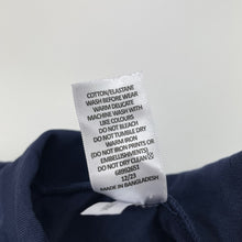 Load image into Gallery viewer, Unisex Target, navy stretchy skivvy / long sleeve top, EUC, size 2,  