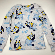 Load image into Gallery viewer, Unisex Bluey, ribbed pyjama top &amp; bottoms, EUC, size 6,  