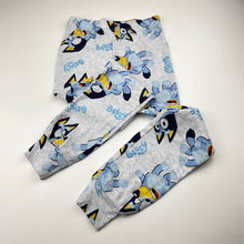 Load image into Gallery viewer, Unisex Bluey, ribbed pyjama top &amp; bottoms, EUC, size 6,  