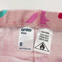 Load image into Gallery viewer, Girls Anko, pyjama shorts, unicorns, EUC, size 5,  
