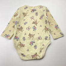 Load image into Gallery viewer, Girls Disney, Bambi cotton bodysuit / romper, FUC, size 00,  