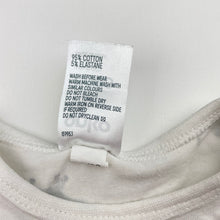 Load image into Gallery viewer, Unisex Anko, stretchy bodysuit / romper, elephants, GUC, size 0000,  