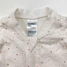 Load image into Gallery viewer, Girls Anko, stretchy zip romper, EUC, size 00000,  