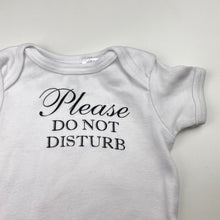 Load image into Gallery viewer, Unisex Cotton On, white cotton bodysuit / romper, EUC, size 000,  