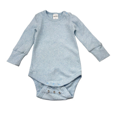 Unisex Baby Berry, stretchy ribbed bodysuit / romper, GUC, size 0,  