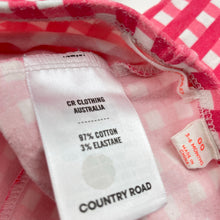 Load image into Gallery viewer, Girls Country Road, checked stretchy leggings / bottoms, GUC, size 00,  