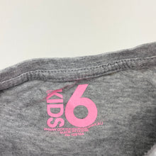 Load image into Gallery viewer, Girls Cotton On, grey marle tee / top, sequin unicorn, GUC, size 6,  